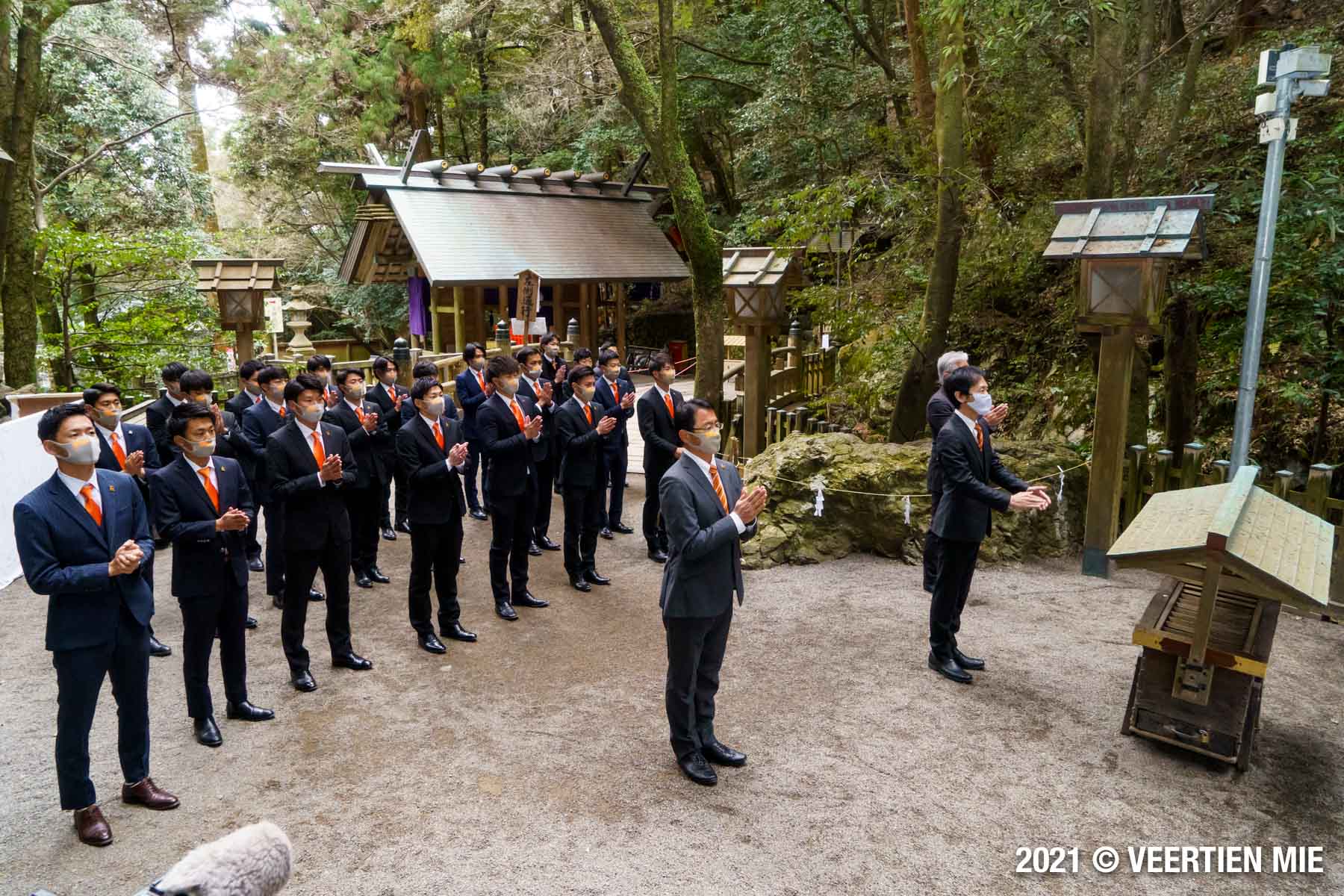 Jfl優勝そしてj3昇格 21必勝祈願 多度大社 ヴィアティン三重公式サイト 三重県にｊリーグを