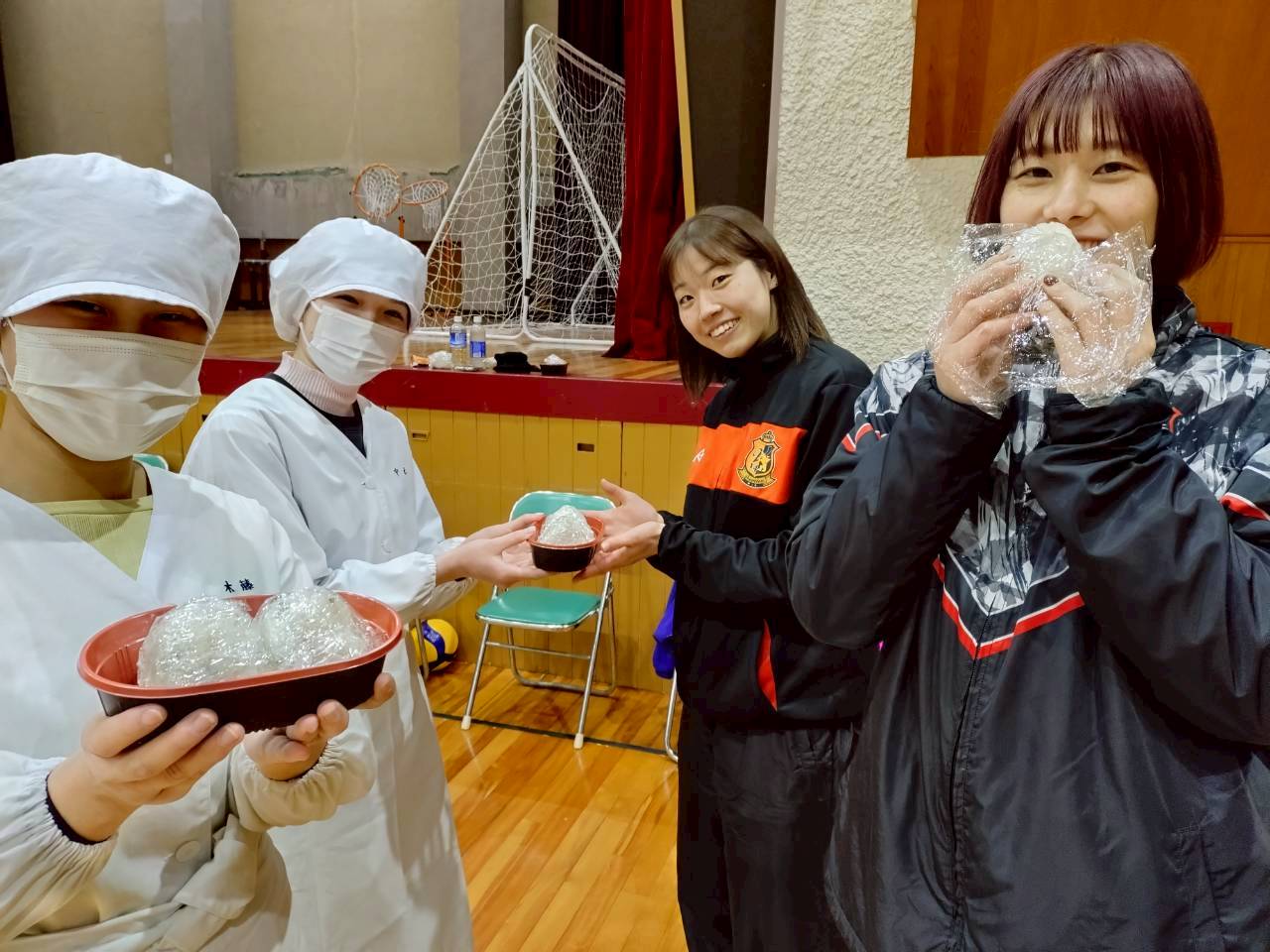 スポーツ補食提供の連携を三重短期大学と実施