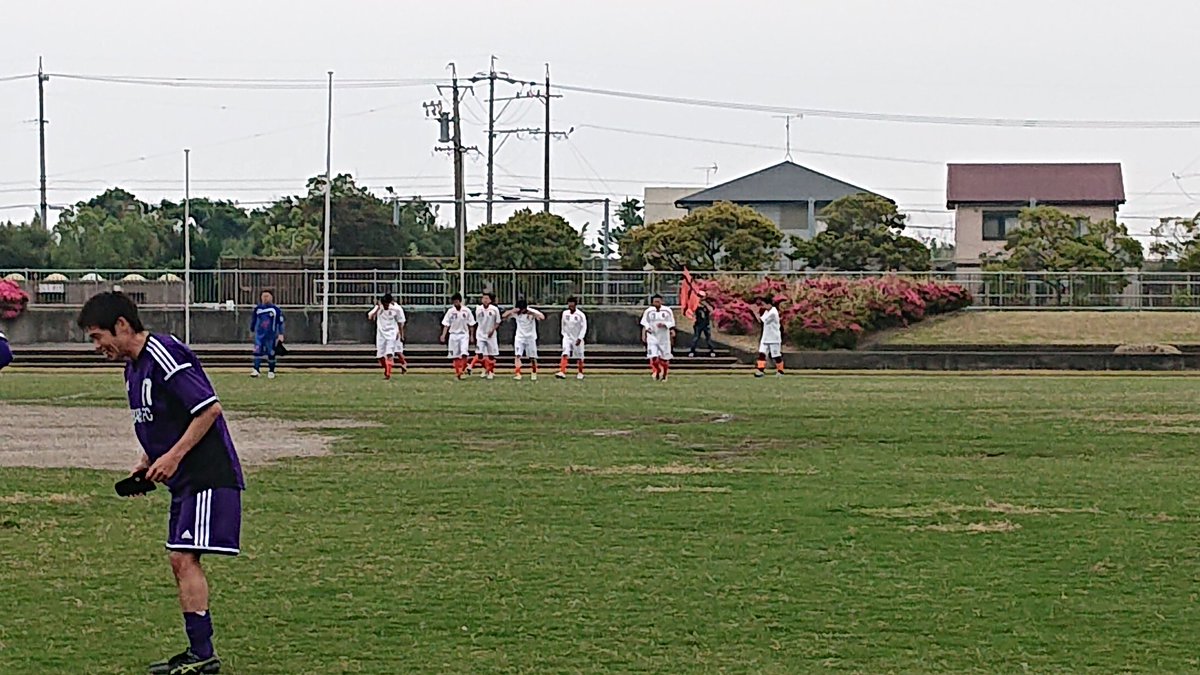 対名張FC試合終了後のサポーターへの挨拶